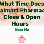 Time Walmart pharmacy Open Close Hours - Frugal Reality