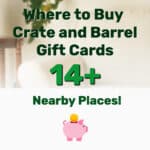 Buy Crate and Barrel Gift Cards - Frugal Reality